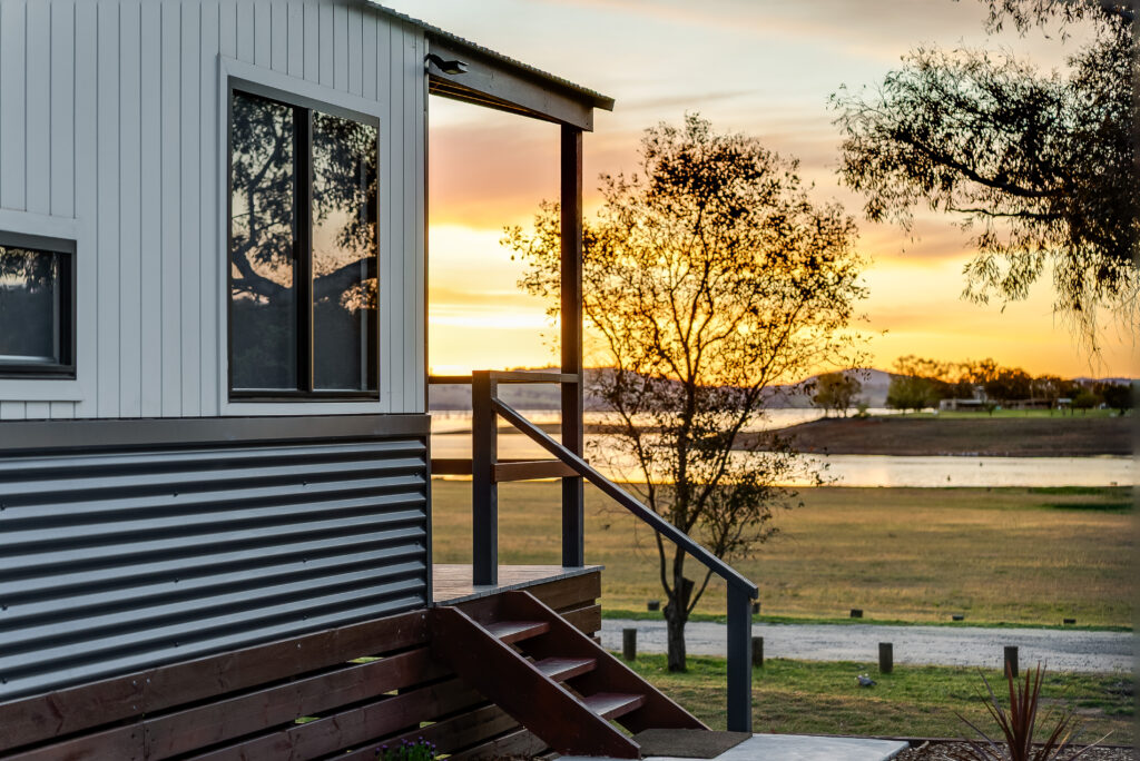 Waterfront cabin
